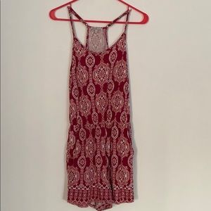 Red Summer Romper